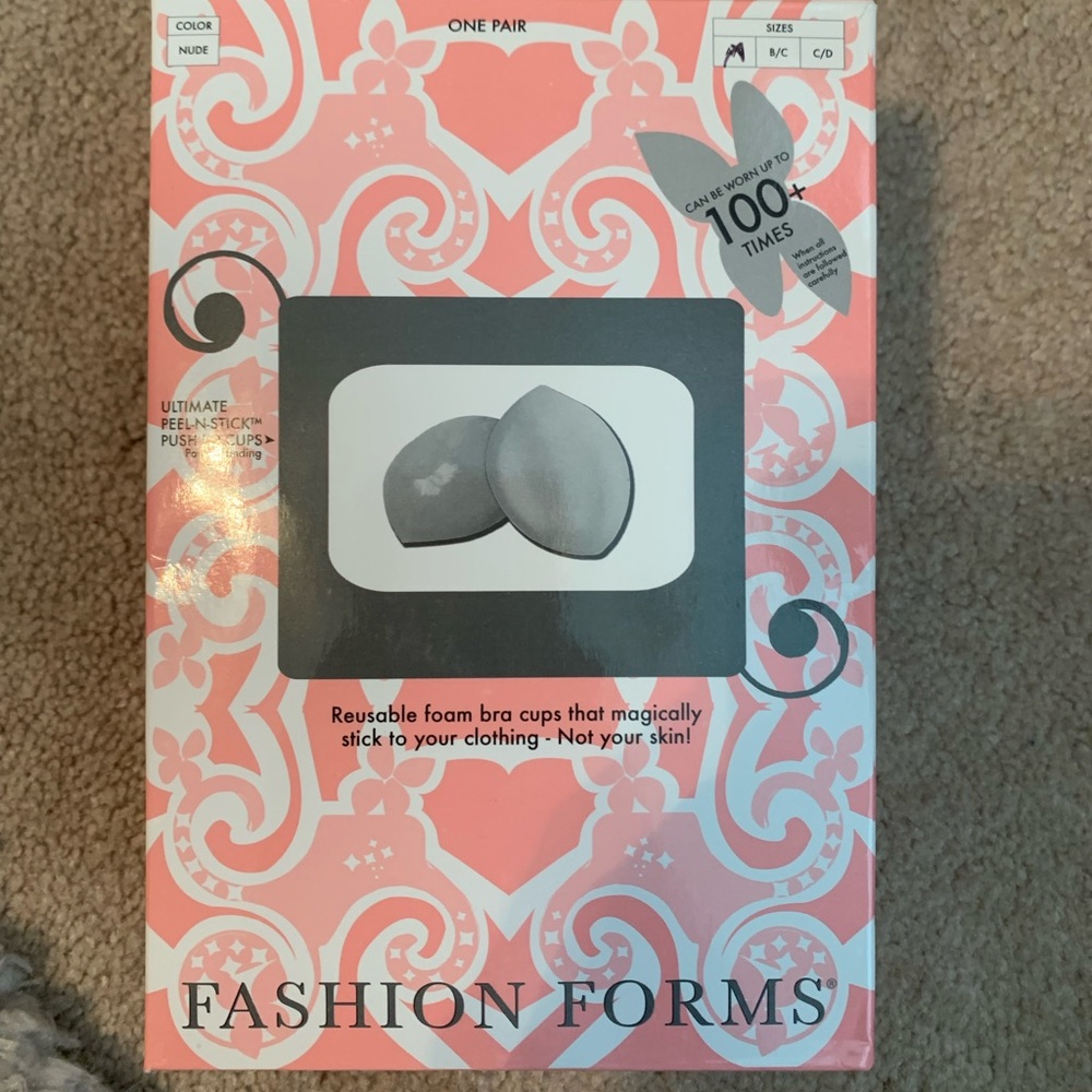 Fashion forms reusable foam bra cups, size A/B